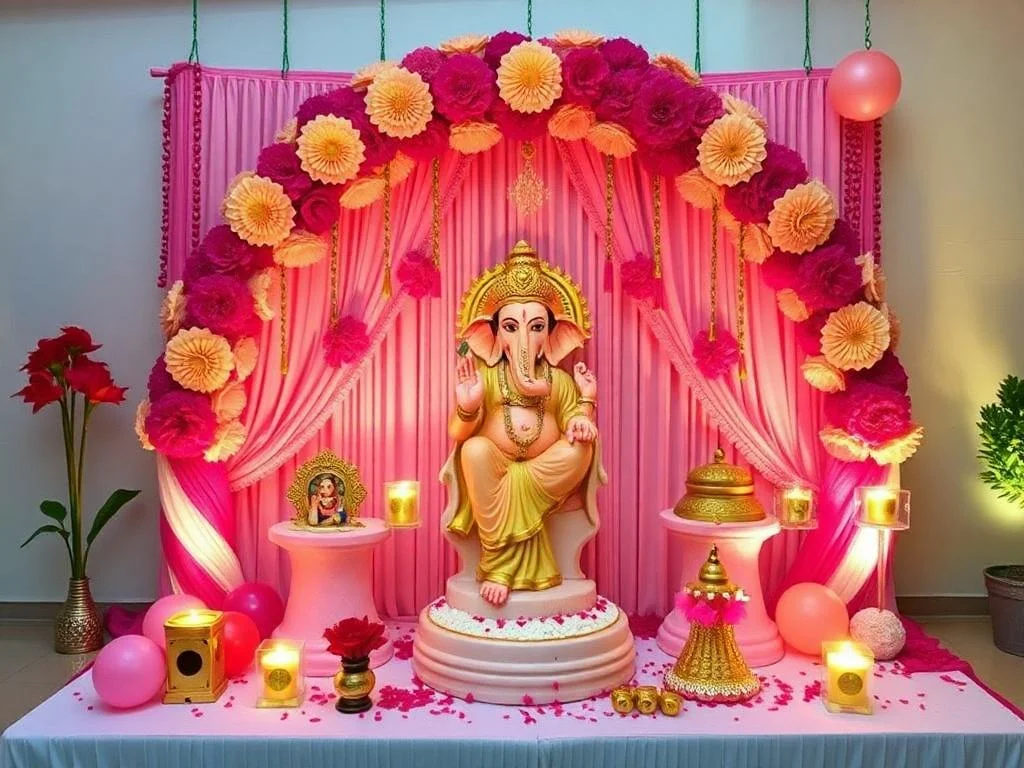Ganpati decoration ideas for home