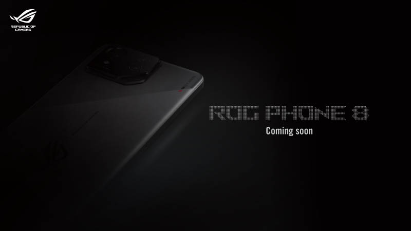 ASUS teases the ROG Phone 8: New design, SD8G3, and 65W fast charging!