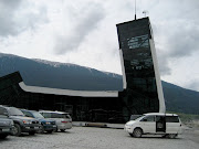 Mestia airport terminal, Georgia. (mestia airport terminal odd)