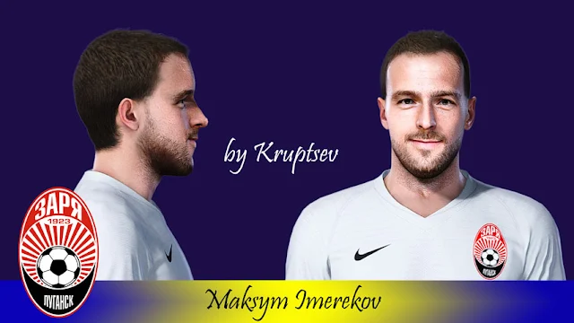 Maksym Imerekov Face For eFootball PES 2021