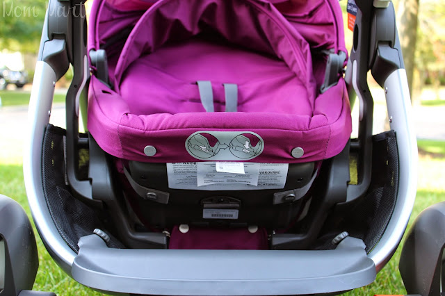 Stokke Crusi Storage space WITH the Sibling Seat attached 