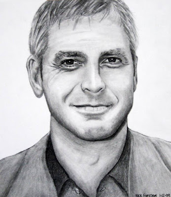 george clooney hairline. George Clooney. Drawn 1/22/09