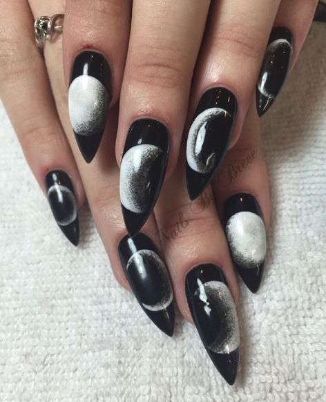 Moon Phase Nail Designs