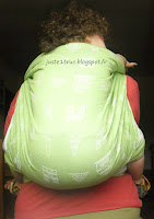 portage écharpe néobulle neobulle jacquard wrap avis babywearing review test portage rucksack carry 