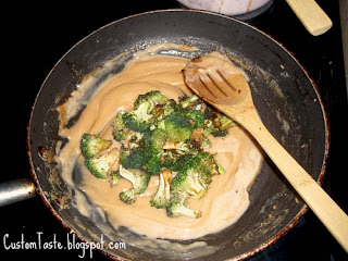 June Surprise Recipe Swap: Peanut Sauced Rotini and Broccoli by Custom Taste