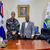 Alcalde recibe visita del Director de la Regional Sur de la Policía Nacional en Barahona