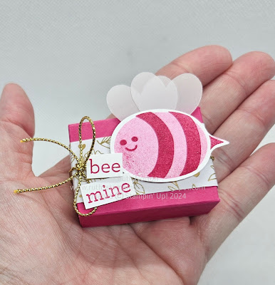 stampin up, bee my valentine