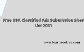 Free USA Classified Ads Submission Sites List 2021