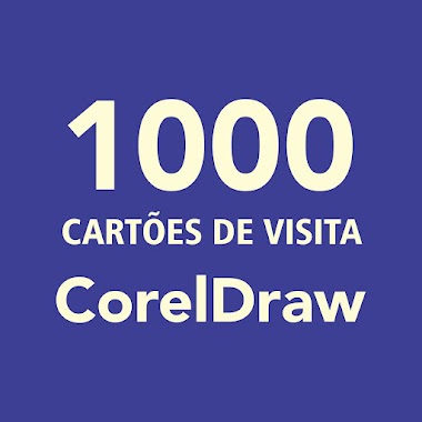 1000 cartões de visita editável