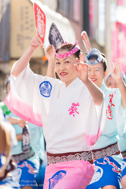 東京葵連 清瀬駅南口・秋のふれあい祭り 阿波おどり