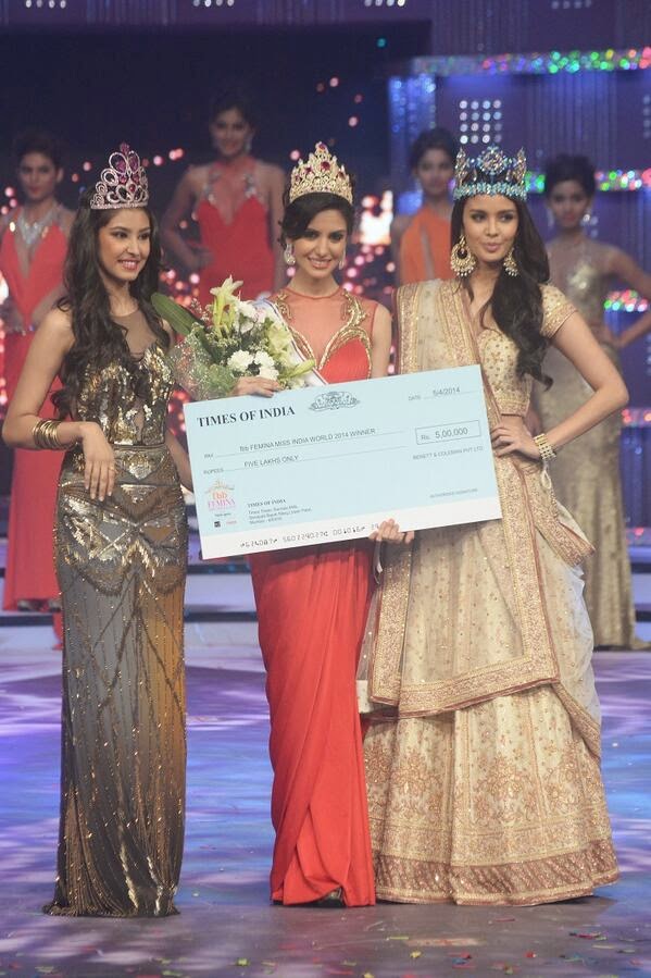 Koyal Rana crowned fbb Femina Miss India 2014