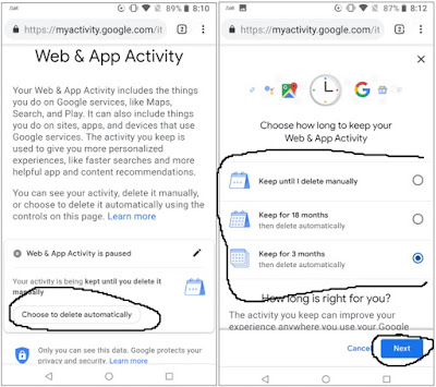 How to Auto-Delete Your Location and Search History From Google, web and activity control