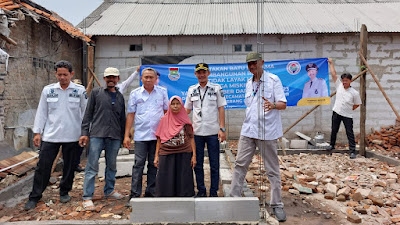 Pemdes Jatimulya Bangun 3 Rumah Tidak Layak Huni