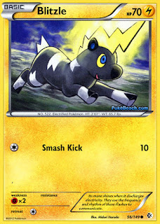 Blitzle Boundaries Crossed Pokemon Card