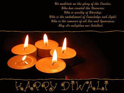 Diwali Candle Cards