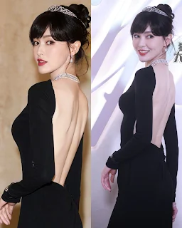 Tiffany Tang black dress