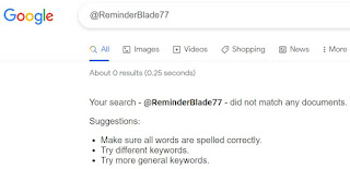 Google proof there is no ReminderBlade77