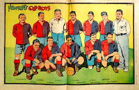 Club Atlético NEWELL'S OLD BOYS - Rosario, Argentina - Temporada 1931-32 - Chambrolin, Ezequiel Tarrío, G. Díaz. Óscar Tarrío, Alfredo Díaz y Antonio Denesini; Peruch, Segnini, Ignacio González, Azurmendi y Galimberti