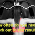 How often do you need to work out to see results?
