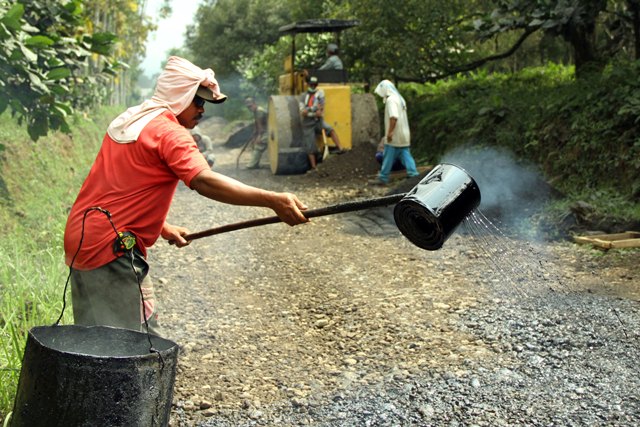 Private partnership cara Banyuwangi membangun jalan raya.