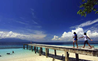 Ambon has a various natural tourist destinations Liang beach inwards Ambon