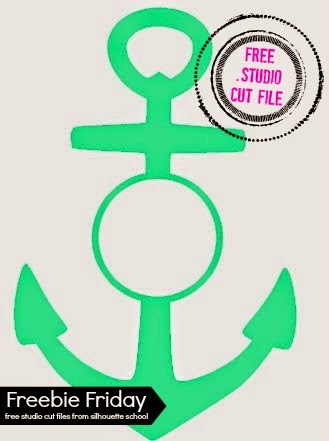 Download Anchor with Circle: Free Silhouette .Studio Cut File ...
