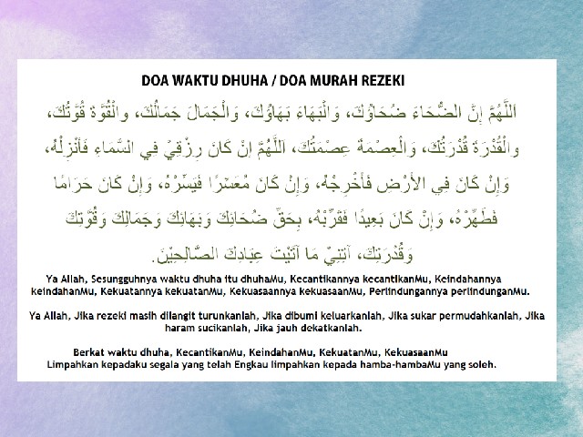 Doa makbul