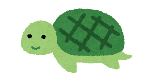 亀の親子のイラスト バラバラ かわいいフリー素材集 いらすとや