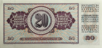 Yugoslavia banknote 