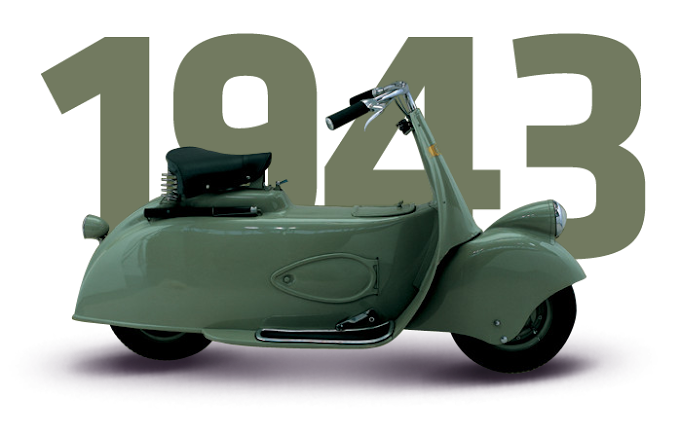 Vespa MP5 (moto Piaggio 5 ) Paperino