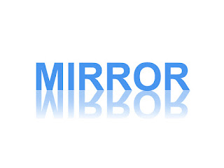 CSS Mirror Effect Text