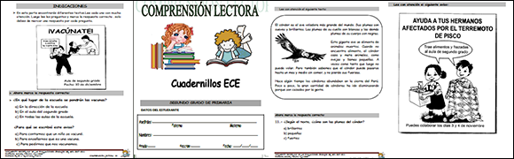 Cuadernillos tipo ECE Comprensión Lectora