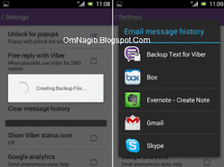 Backup Chat Viber