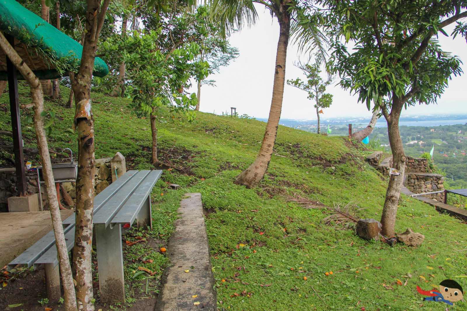 Lush greens in Jamaica Peak Resort, Los Banos, Laguna