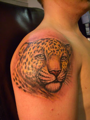 Cheetah tattoo