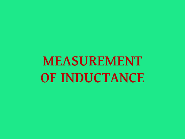 EE203 - Measurement of Inductance