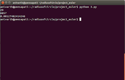 Project Euler Problem 3 Output in Ubuntu