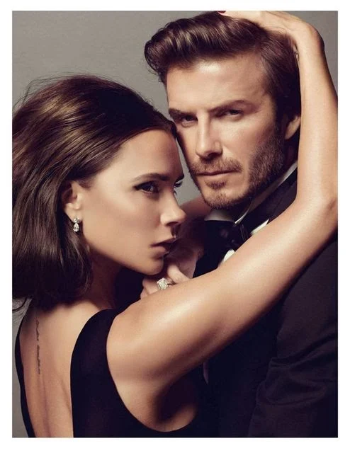 Victoria and David Beckham in Vogue Paris