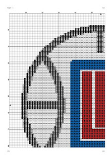 LA Clippers cross stitch - Tango Stitch