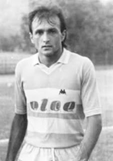 A young Spalletti with his first professional club, Entella