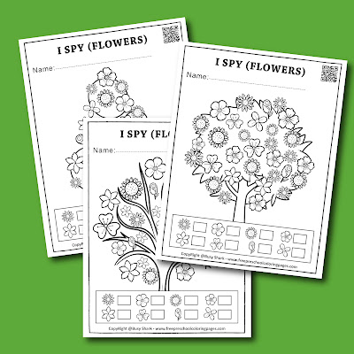 "I Spy Flowers" is perfect for embracing the spirit of spring and Easter, also a fantastic way to help preschoolers learn numbers from 1 to 10