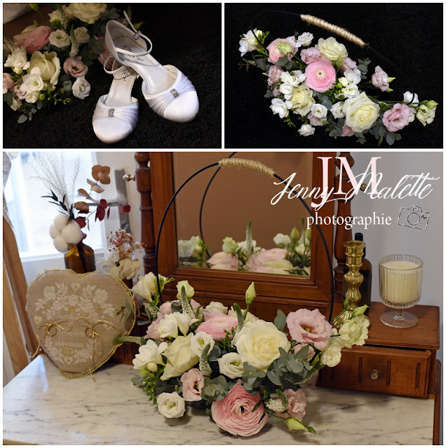 photo chaussures mariée bouquet mariée porte alliances