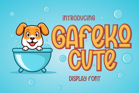 Download Gafeko Cute Font