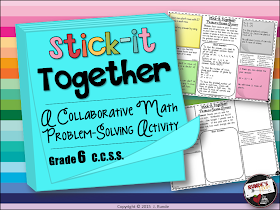  Collaborative Problem Solving Activity for Grade 6 Common Core Math