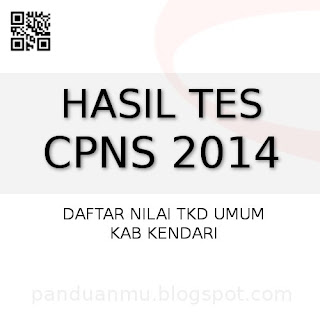 hasil tes cpns kendari