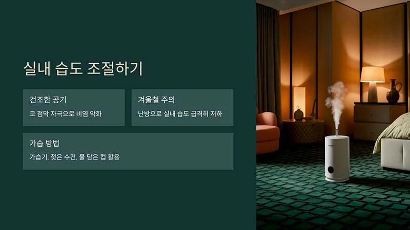 실내 습도 조절하기