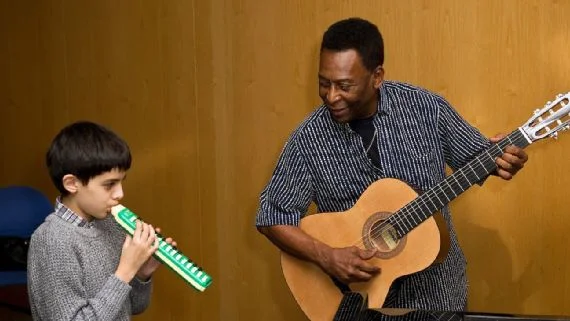 pelé y la música