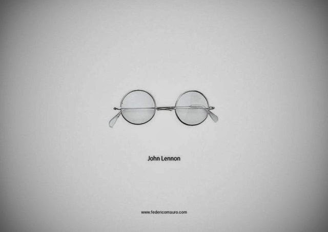 Federico Mauro's celebrities glasses - John Lennon