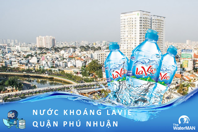 Đại lý đặt nước khoáng Lavie, Viva bình 20L, thùng đóng chai tại quận Phú Nhuận