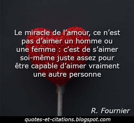  citation miracle de l'amour